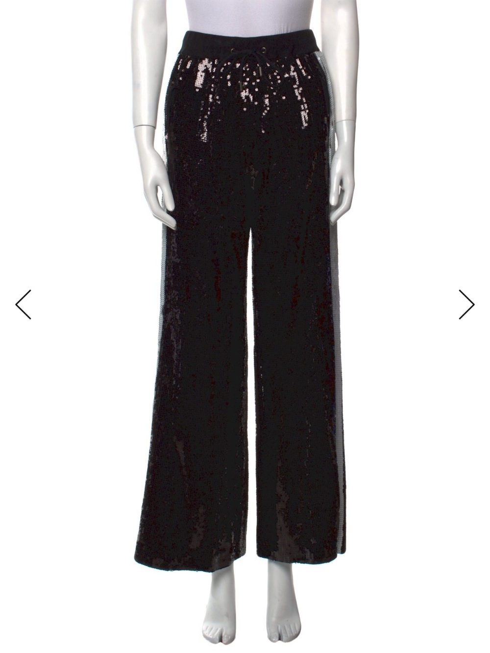 Alberta Ferretti Sequin Track Pants
